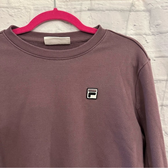 FILA Purple Crewneck Pullover Sweatshirt - Picture 2 of 5